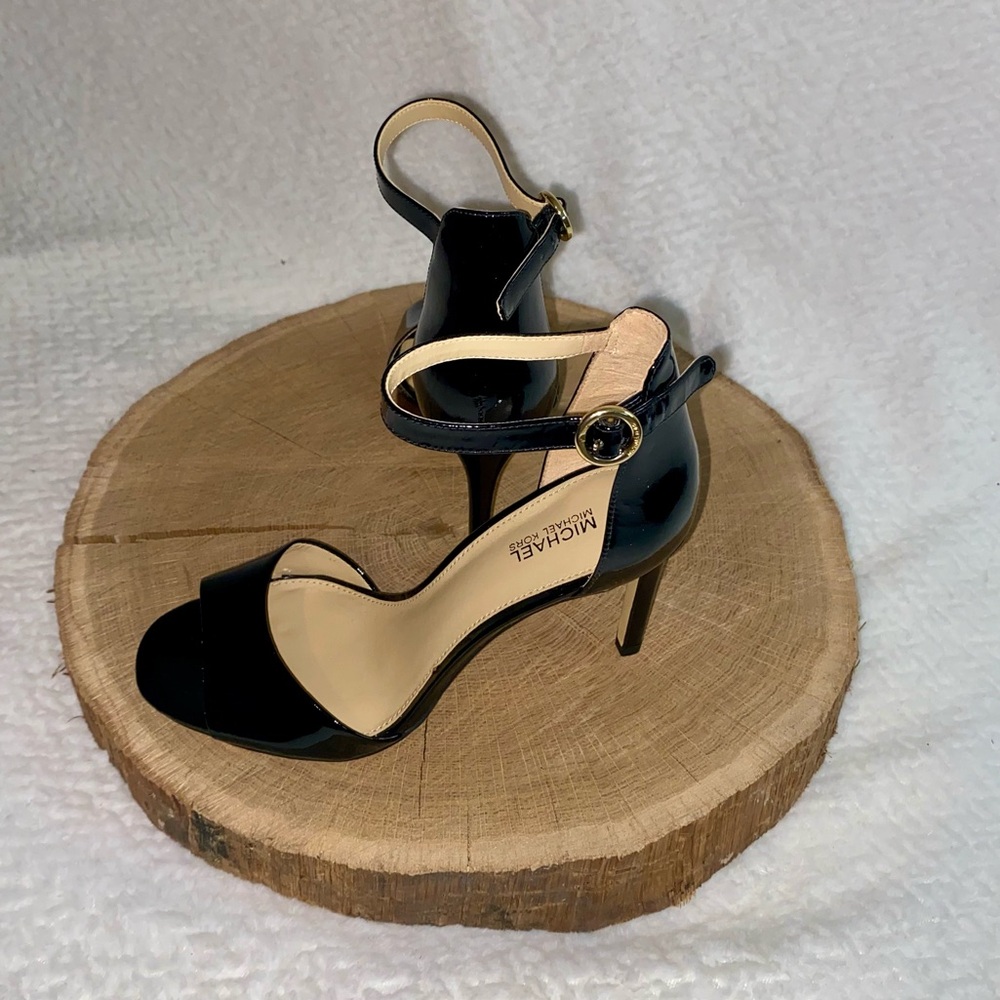Micheal Kors Sexy Stilleto Open-toe Shiny Heels
